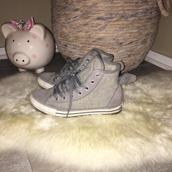 Converse Chuck Taylor all star lined high tops - Picture 5 of 8